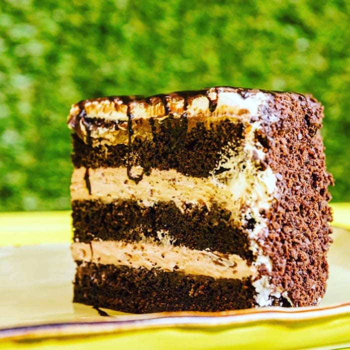 Chocolate Mousse Cake.