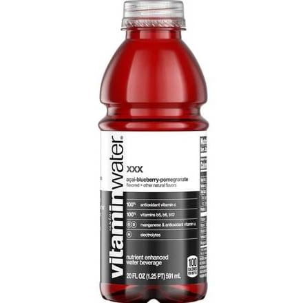 Vitaminwater Açaí Blueberry.