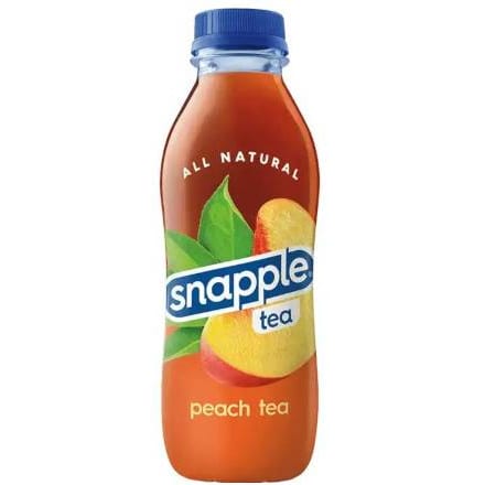 Snapple Peach Tea.