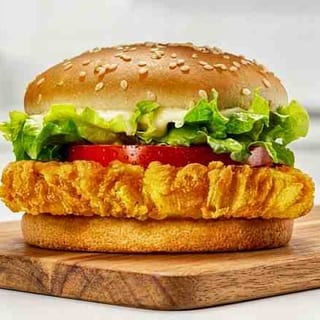 Chicken Burger with fries
