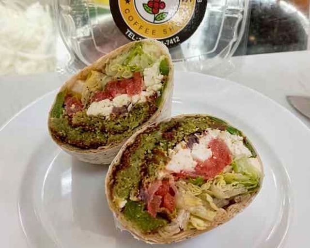 Falafel on Wrap.
